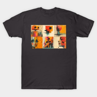 Orange Bauhaus Series T-Shirt